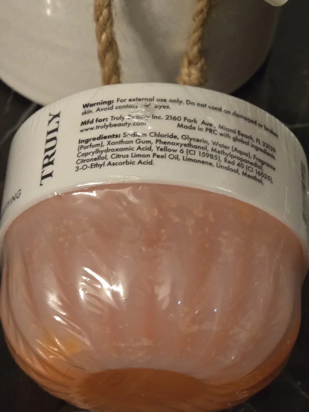 TRULY Mango Margs Exfoliating Body Scrub New Sealed